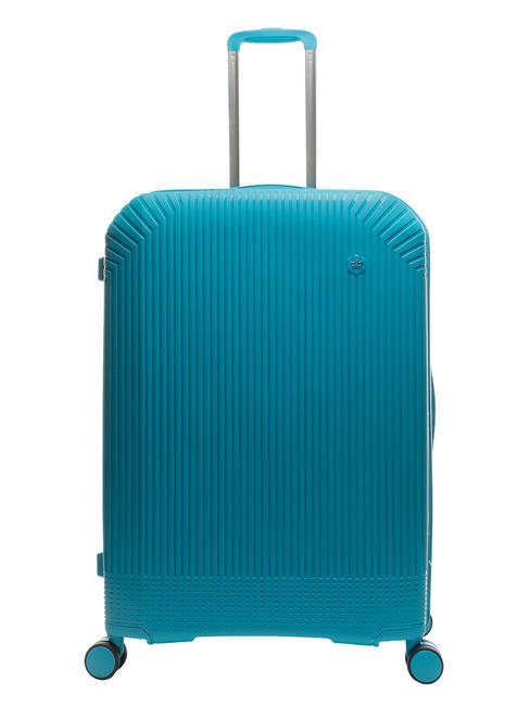 LESAC LIGHT POP 1 Großer erweiterbarer Trolley Mode blau - Harte Trolleys