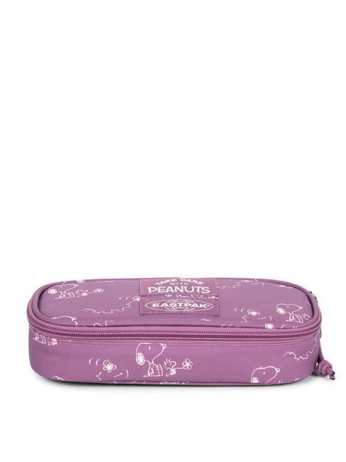 EASTPAK OVAL SINGLE PEANUTS Mäppchen Erdnüsse rosa - Etuis und Zubehör