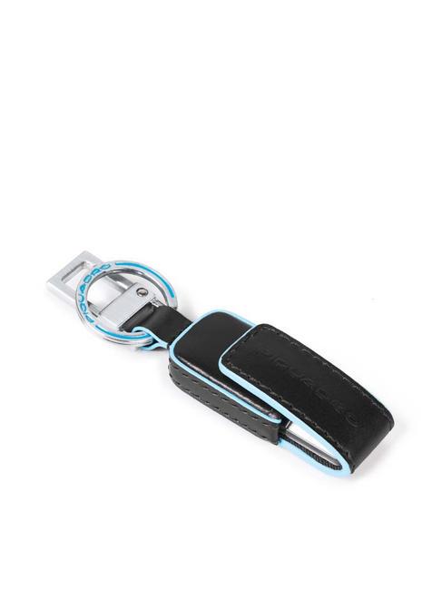 PIQUADRO BLUE SQUARE Schlüsselanhänger mit 16GB USB-Stick Schwarz - Schlüsselanhänger und Schlüsseletuis