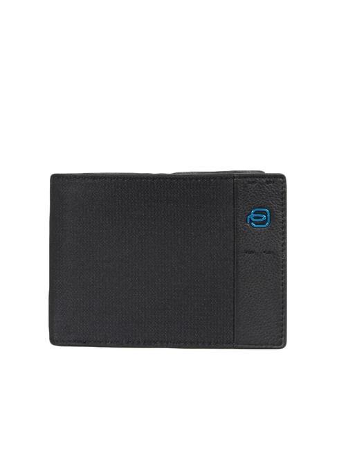 PIQUADRO P16 Brieftasche schwarzer Chevron - Brieftaschen Herren