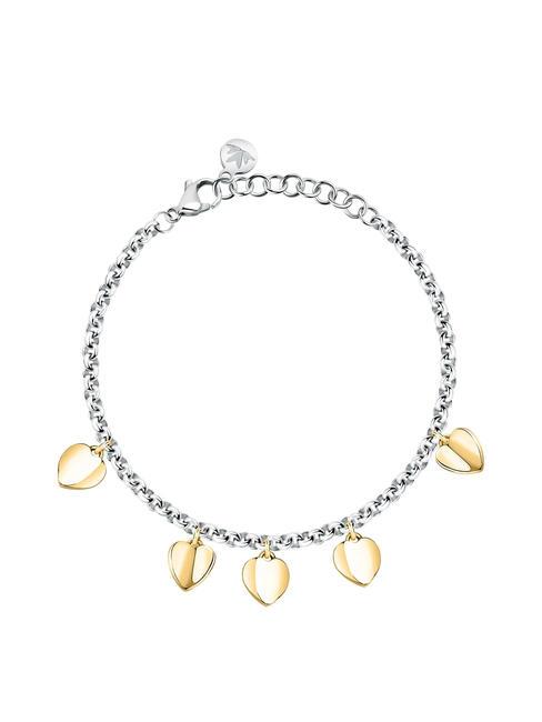 MORELLATO PAILETTES Armband mit Herzanhängern SILBER - Armbänder