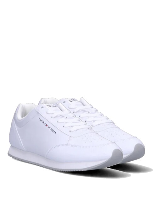 TOMMY HILFIGER RUNNER MIX Niedrige Turnschuhe Weiß - Herrenschuhe