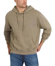 GUESS FINCH TERRY Oversize-Sweatshirt mit Tasche und Kapuze - Sweatshirts Herren