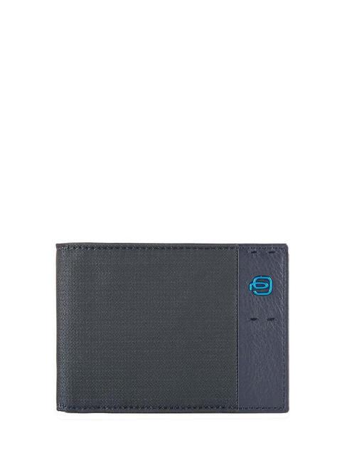 PIQUADRO Portafoglio PULSE P16-Linie CHEVRON BLAU - Brieftaschen Herren