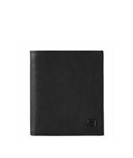 PIQUADRO BLACK SQUARE  Vertikale Lederbrieftasche - Brieftaschen Herren