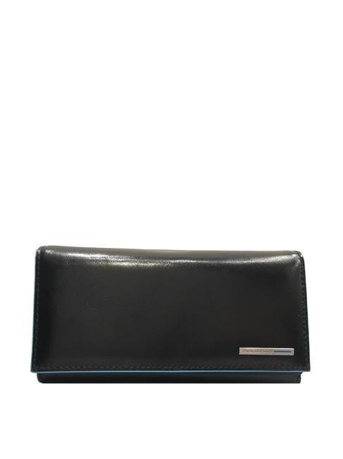 PIQUADRO  BLUE SQUARE Geldbörse aus Leder Schwarz - Brieftaschen Damen