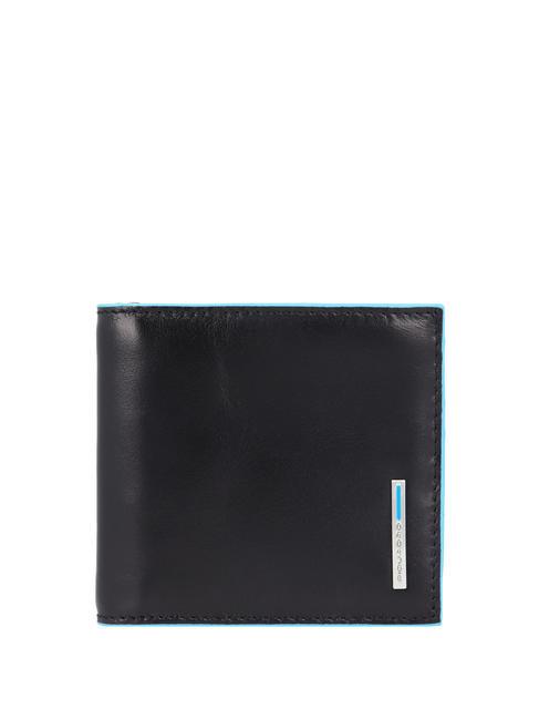 PIQUADRO BLUE SQUARE Ledergeldbörse Schwarz - Brieftaschen Herren