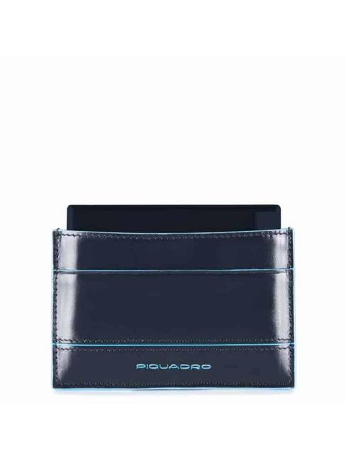 PIQUADRO BLUE SQUARE Powerbank 1500 mah mit Lederetui blau2 - Reisezubehör