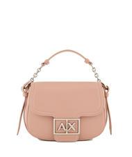 ARMANI EXCHANGE A|X BUCKLE Mini-Rundtasche mit Schultergurt Milchpunsch - Damentaschen - 1