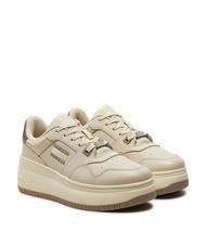 TOMMY HILFIGER TOMMY JEANS RETRO BASKET  Hohe Turnschuhe Zeitungspapier - Damenschuhe - 1