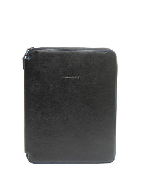 PIQUADRO BLUE SQUARE SPECIAL Klemmbrett aus Leder Schwarz - Tablettmappe &amp; Organizer