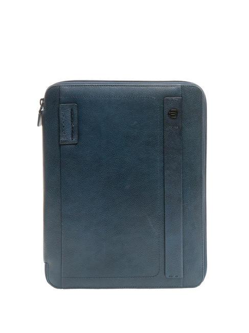 PIQUADRO P15 P15, in Leder Blau - Tablettmappe &amp; Organizer