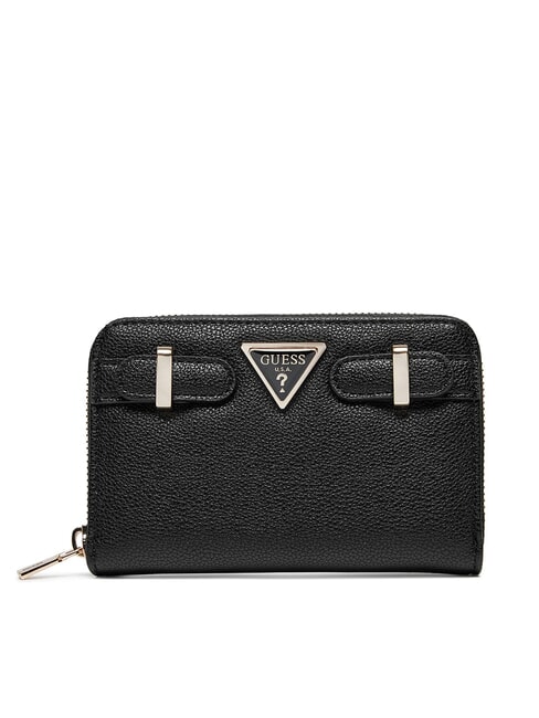 GUESS ECO ALI  Geldbörse mit Reptilienmuster SCHWARZ - Brieftaschen Damen