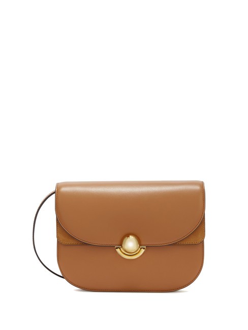 FURLA SFERA Ledertasche mit Schulterklappe Brandy - Damentaschen