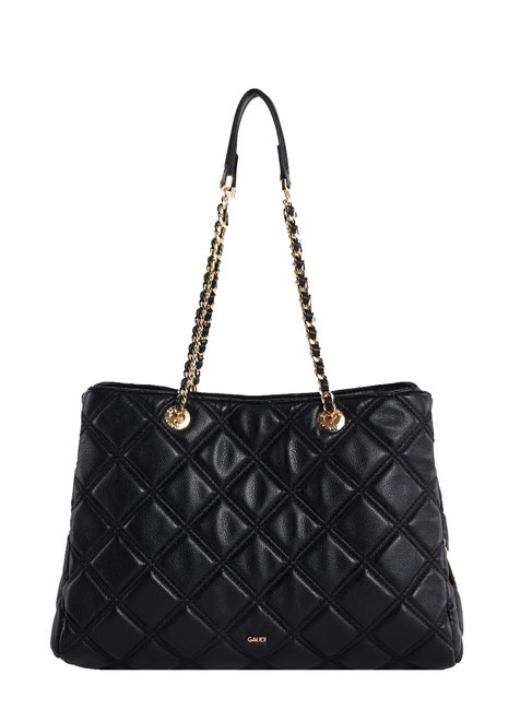 GAUDÌ CLELIA Shopper-Tasche mit Kettengriffen SCHWARZ - Damentaschen