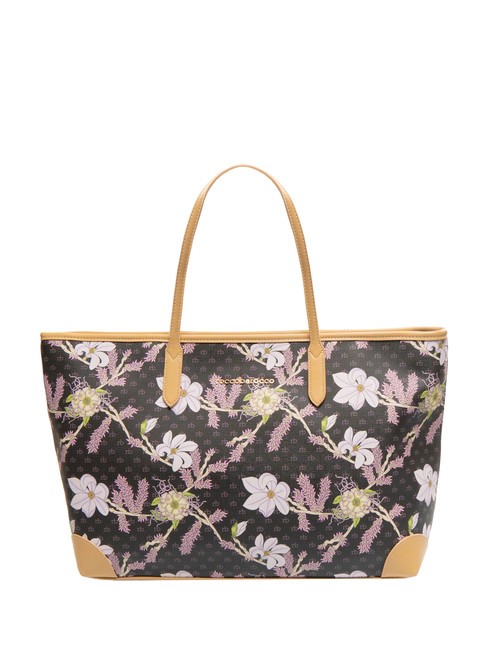 ROCCOBAROCCO FLOWER MARKET Schulter-Shopper Schwarz - Damentaschen