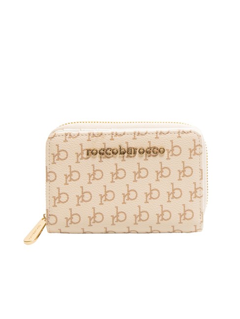 ROCCOBAROCCO MONOGRAM  Geldbörse mit Reißverschluss Weiß - Brieftaschen Damen
