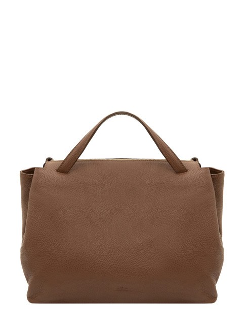 LESAC FRESIA Handtasche mit Schultergurt aus Leder verbrannt - Damentaschen