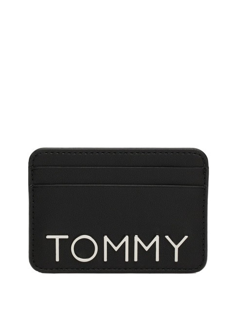 TOMMY HILFIGER TOMMY JEANS CITY BOLD Flacher Kartenhalter Schwarz - Brieftaschen Damen
