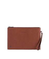 PIQUADRO CAMPIONARIO - BLACK SQUARE Clutch aus Leder - Tablettmappe &amp; Organizer