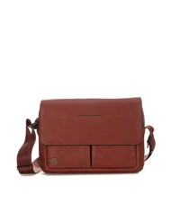 PIQUADRO CAMPIONARIO - BLACK SQUARE Messenger aus Leder - Arbeitstaschen