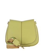 GIANNI CHIARINI HELENA ROUND Ledertasche mit doppeltem Schultergurt - Damentaschen