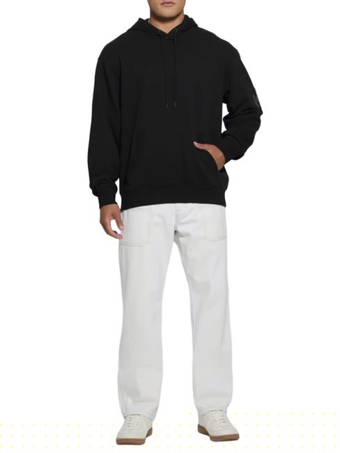 GUESS CHENILLE  Kapuzenpullover jetbla - Sweatshirts Herren