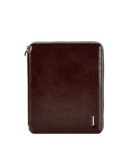 PIQUADRO BLUE SQUARE Schlankes Klemmbrett aus Leder im A4-Format - Tablettmappe &amp; Organizer