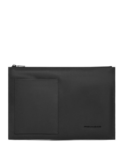 PIQUADRO DAVID iPad-Hülle aus Leder Schwarz - Tablettmappe &amp; Organizer