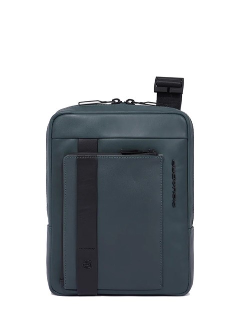 PIQUADRO DAVID Ledertasche für iPad mini GRÜN - Umhängetaschen Herren