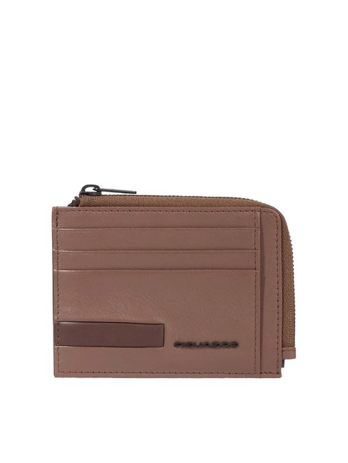 PIQUADRO PAUL Geldbörse/Kartenetui aus Leder LEDER - Brieftaschen Herren