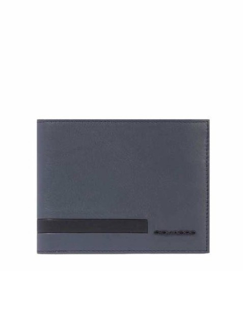 PIQUADRO PAUL Lederbrieftasche mit Münzfach Schwarz - Brieftaschen Herren