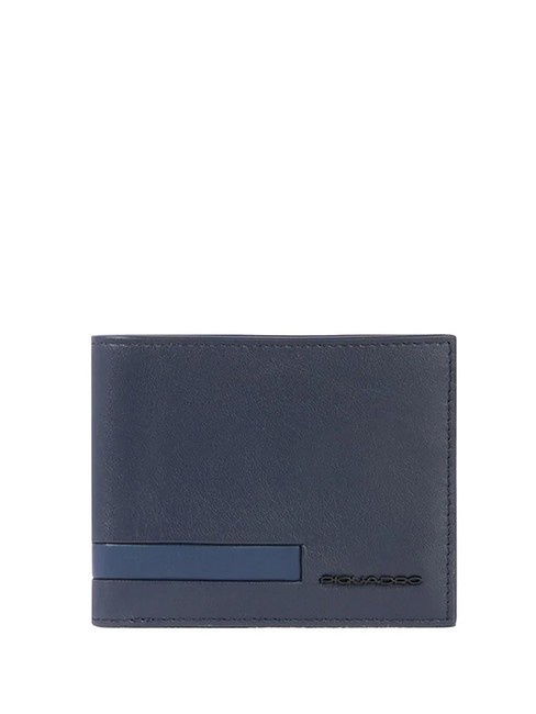 PIQUADRO PAUL Ledergeldbörse Blau - Brieftaschen Herren