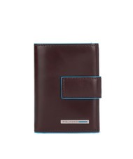 PIQUADRO BLUE SQUARE Dreifach gefaltete Ledergeldb&ouml;rse und M&uuml;nzen - Brieftaschen Herren