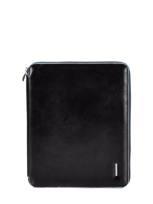 PIQUADRO BLUE SQUARE Schlankes Klemmbrett aus Leder im A4-Format Schwarz - Tablettmappe &amp; Organizer