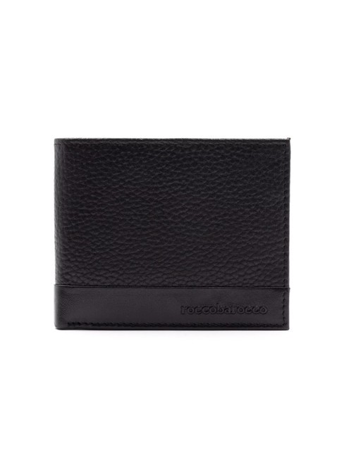 ROCCOBAROCCO ROBERT Geldbörse aus Leder Schwarz - Brieftaschen Herren