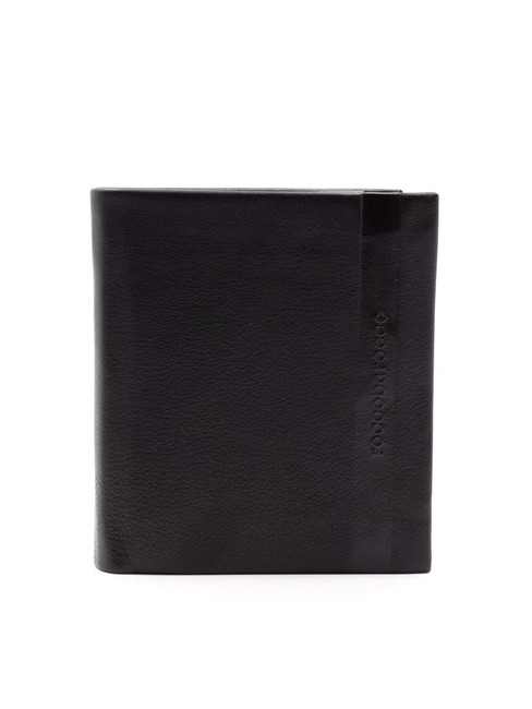 ROCCOBAROCCO STRIPE Vertikale Geldbörse mit Tasche Schwarz - Brieftaschen Herren