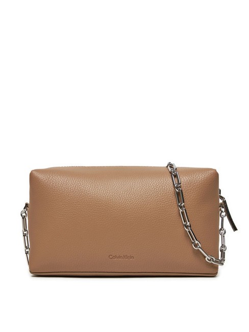 CALVIN KLEIN CK PLAQUE Mini-Schultertasche mit Kette Amphora - Damentaschen