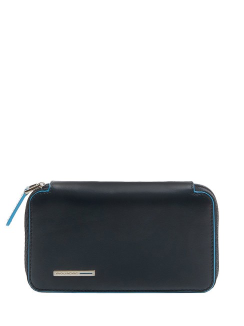 PIQUADRO BLUE SQUARE  Geldbörse aus Vollnarbenleder Blau - Brieftaschen Herren