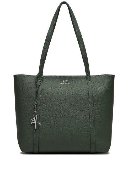 ARMANI EXCHANGE CHARM LOGO Einkaufstasche Absinth/Schwarz - Damentaschen