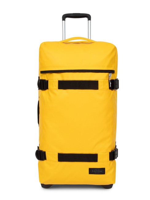 EASTPAK TRANSIT'R M WP Mittelgroßer wasserabweisender Trolley Planeneigelb - Halbharte Trolleys