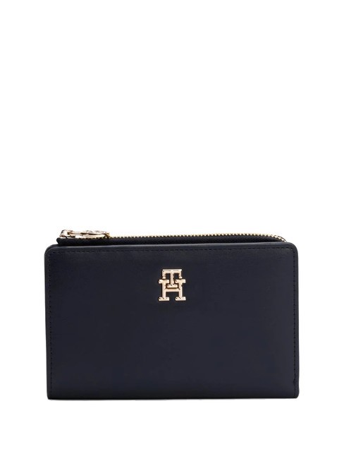 TOMMY HILFIGER TH DISTINCT Schlanke Geldbörse Schwarz - Brieftaschen Damen