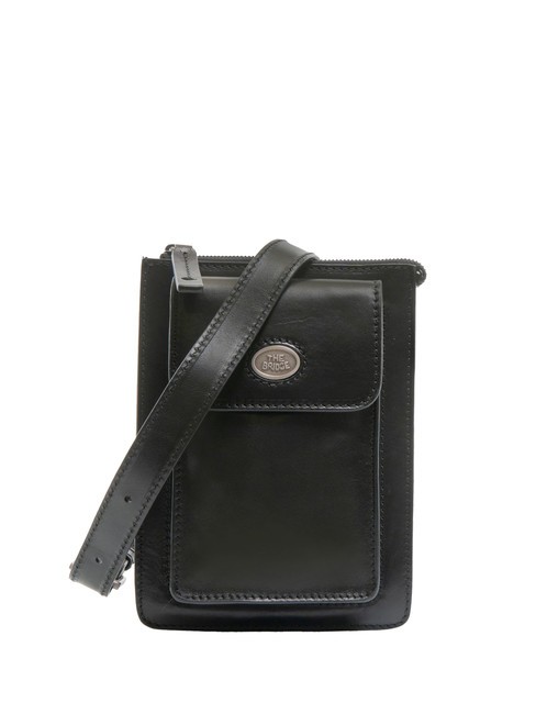THE BRIDGE STOUO Mini-Smartphone-Halterung mit Schultergurt Schwarz - Umhängetaschen Herren