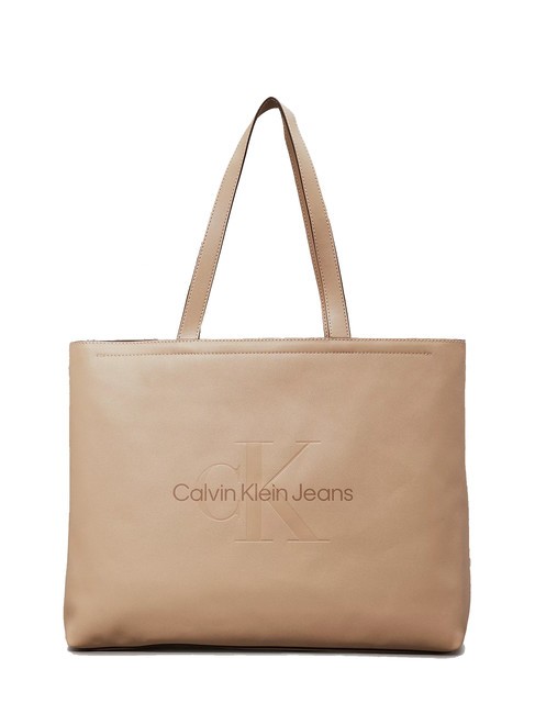 CALVIN KLEIN SCULPTED Tote Schultertasche Geschirr - Damentaschen