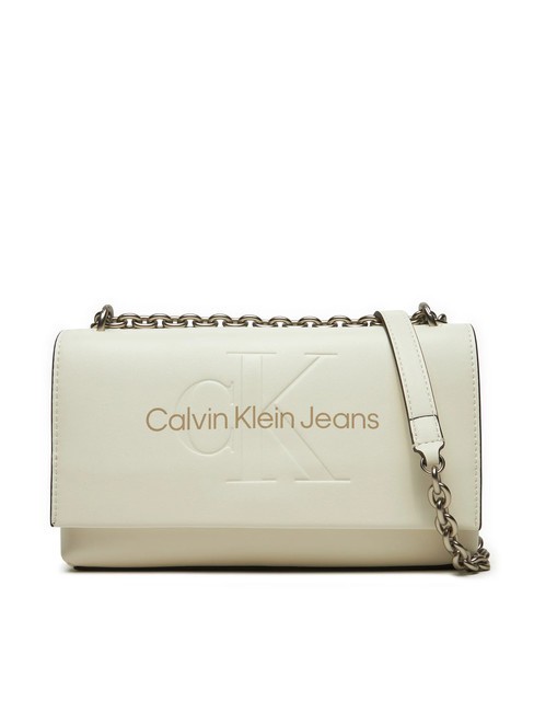 CALVIN KLEIN SCULPTED Convertible Schulter-/Umhängetasche Tofu - Damentaschen