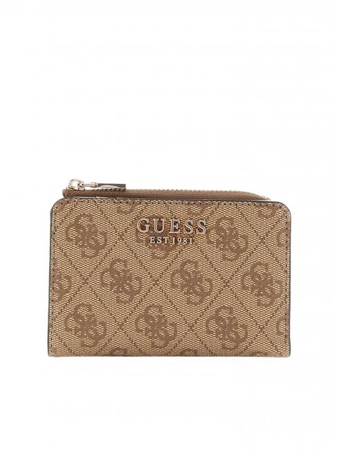 GUESS LAUREL 4G Kartenhalter MILCH-LOGO - Brieftaschen Damen