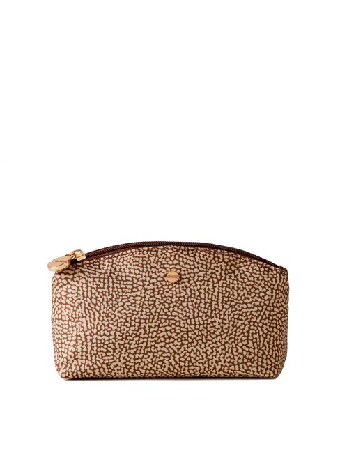 BORBONESE CLASSICA SMALL Kleine Tasche beiger Meer - Etuitaschen &amp; Necessaire