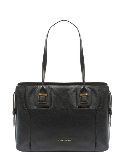 PIQUADRO W99 Schultertasche Schwarz - Damentaschen