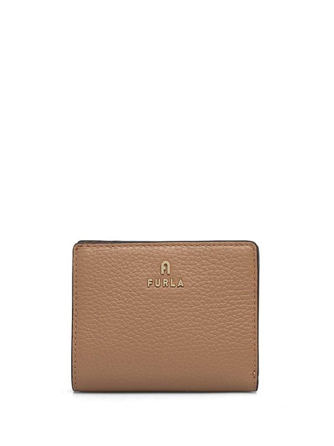FURLA CAMELIA Kompakte Brieftasche aus Kalbsleder Wüste - Brieftaschen Damen