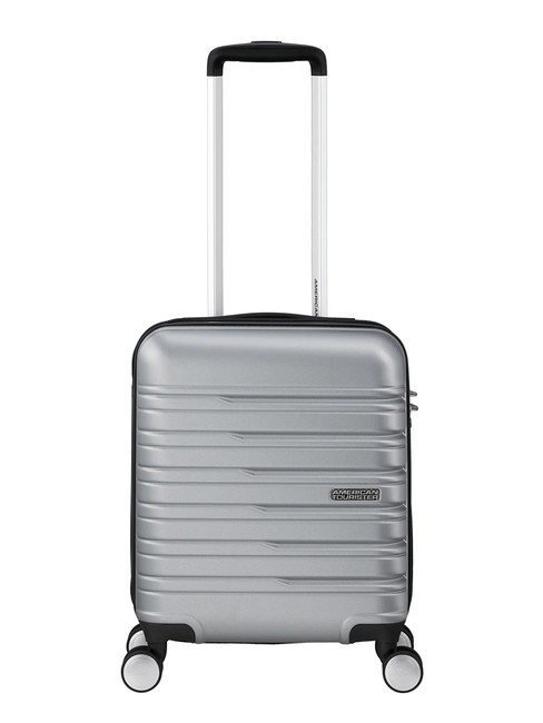 AMERICAN TOURISTER FLASHLINE Untersitzer-Trolley Himmelssilber - Handgepäck